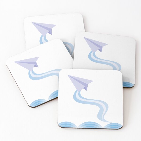 Item preview, Paper Plane Wanderlust Blue designed and sold by LuxAir.