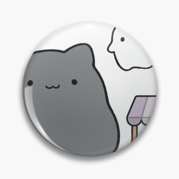 Item preview, Cute Black Cat Ghost Haunted Bakery Fall Halloween Kawaii Sticker designed and sold by xiaoxiaochibi.