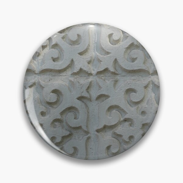 Item preview, White Plaster Relief Ornament on Old Wall designed and sold by fiza1160.