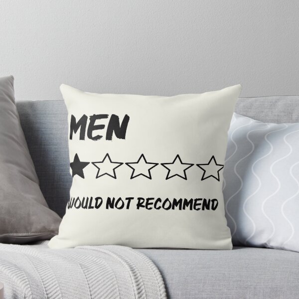 Item preview, Men 1 out of 5 stars – Not recommended, black text designed and sold by LiskoDesign.