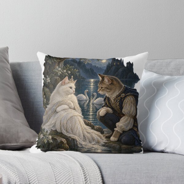 Item preview, Swan Lake Cats at Moonlit Waters designed and sold by Ocelot-T.