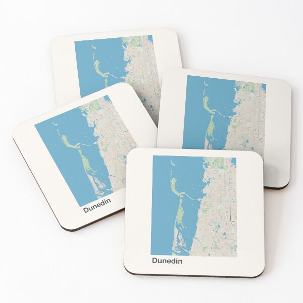 Item preview, Dunedin Minimalistic Map Art designed and sold by MapsNerd.