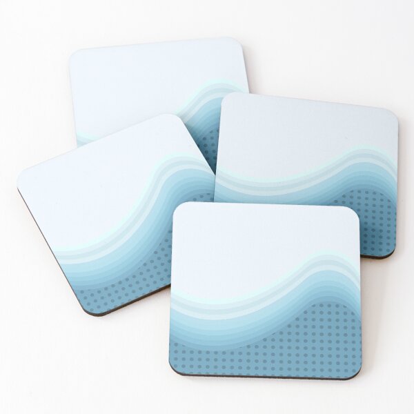 Item preview, Cool Blue and White Glacial Wave Pattern designed and sold by TCG1999Studios.