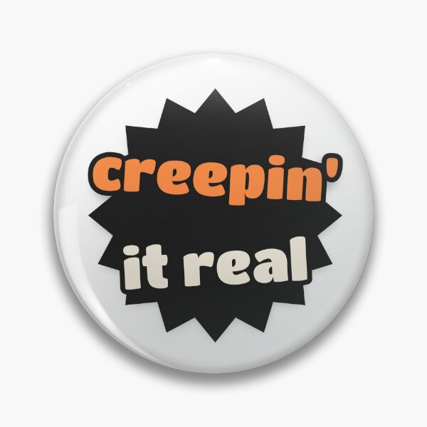 Item preview, Creepin' It Real Funny Halloween Sticker designed and sold by CanvasHack.