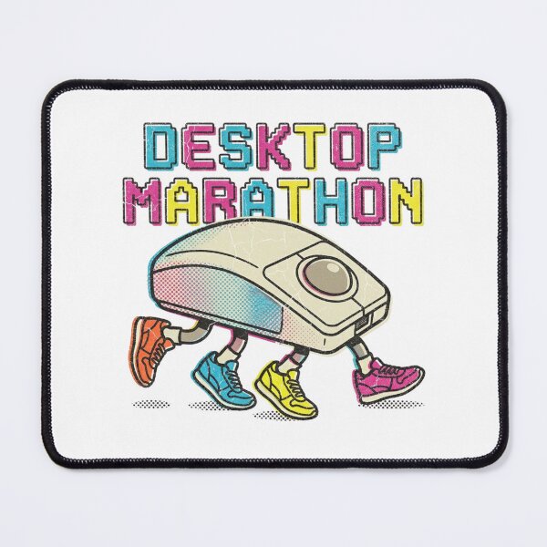 Item preview, Desktop Marathon Retro Gaming Mouse Design designed and sold by Sanan Israyilli.