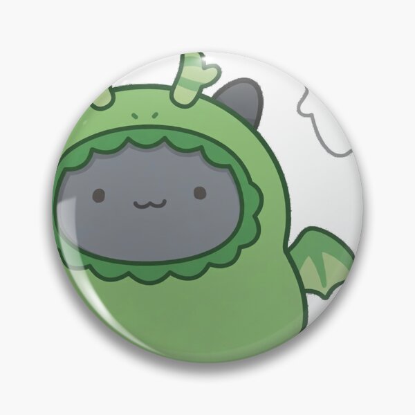 Item preview, Cute Black Cat Ghost Dragon Costume Fall Halloween Kawaii Sticker designed and sold by xiaoxiaochibi.