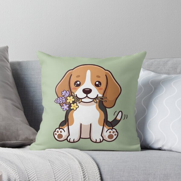 Item preview, Cute Beagle Wildflowers Puppy designed and sold by Rariks.