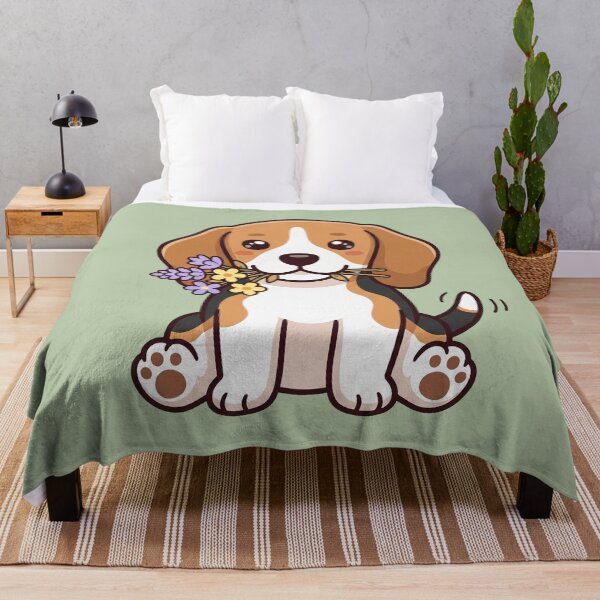 Item preview, Cute Beagle Wildflowers Puppy designed and sold by Rariks.