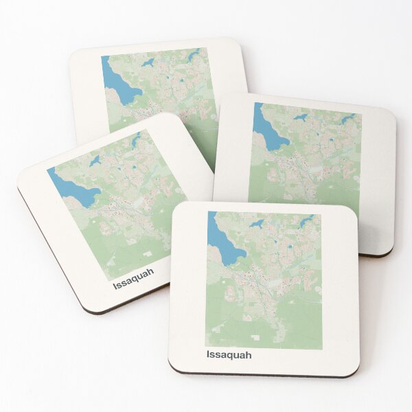 Item preview, Issaquah Minimalistic Map Art designed and sold by MapsNerd.