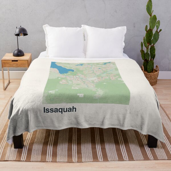 Item preview, Issaquah Minimalistic Map Art designed and sold by MapsNerd.