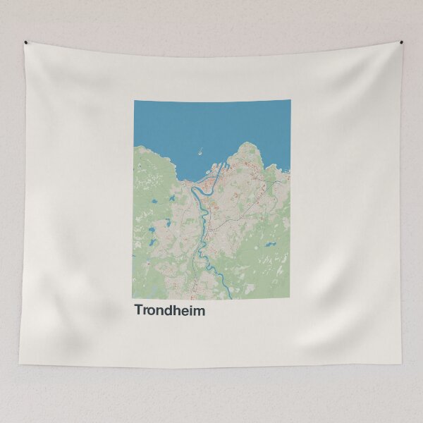 Item preview, Trondheim Minimalistic Map Art designed and sold by MapsNerd.