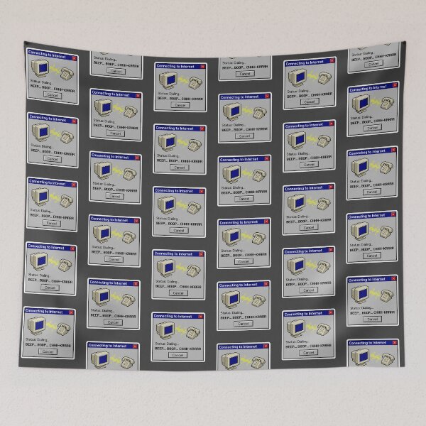 Item preview, Dial-Up Sound (Pixel Art) designed and sold by Potato Quality Prints.