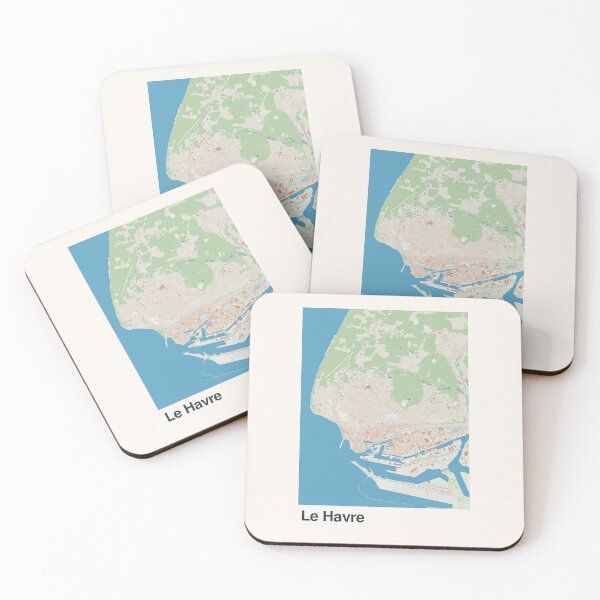 Item preview, Le Havre Minimalistic Map Art designed and sold by MapsNerd.