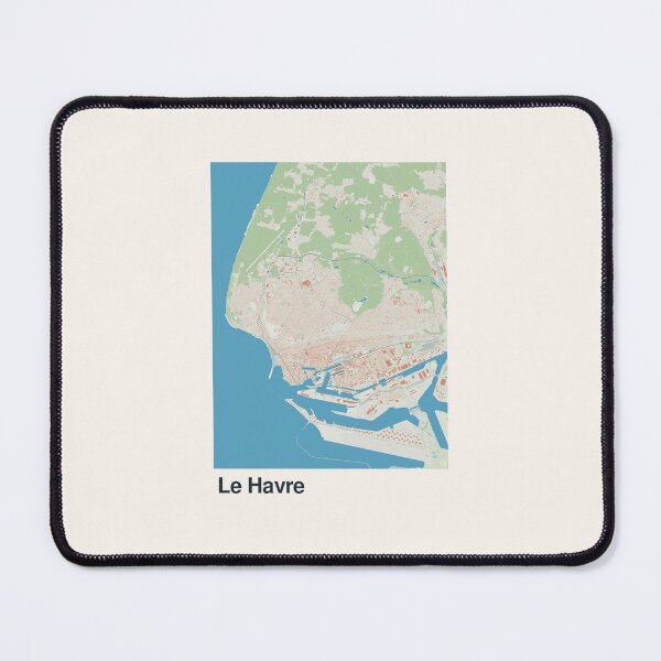 Item preview, Le Havre Minimalistic Map Art designed and sold by MapsNerd.