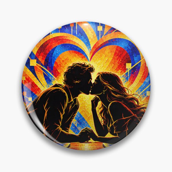 Item preview, Digital Love and Romantic Connection Online Silhouette designed and sold by EduNewton.
