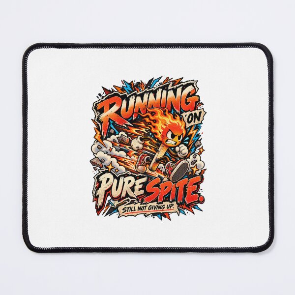Item preview, Running on Pure Spite – Funny Rage Runner Motivation designed and sold by NarpLTD.