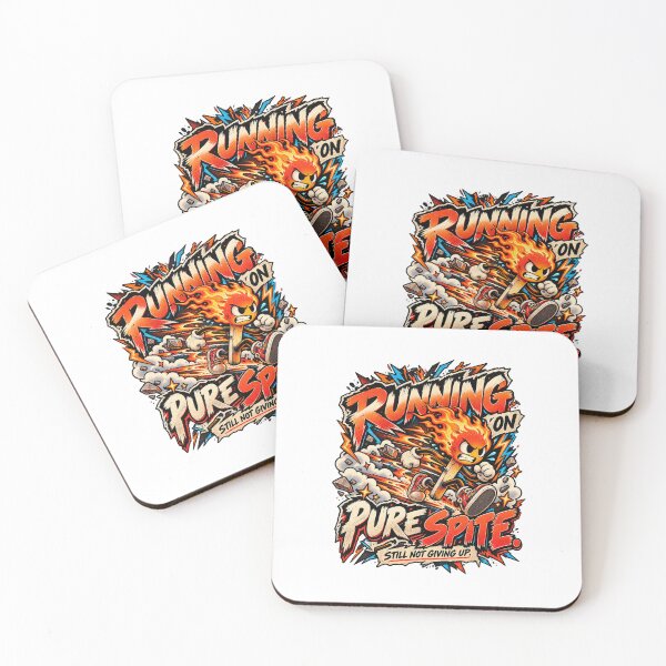 Item preview, Running on Pure Spite – Funny Rage Runner Motivation designed and sold by NarpLTD.