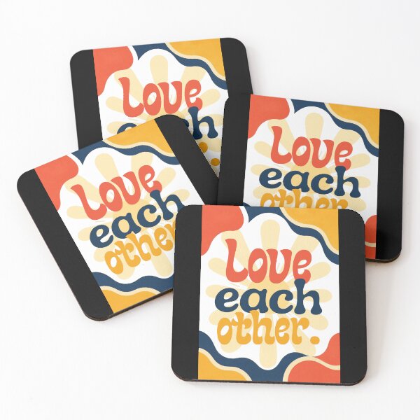Item preview, Love Each Other – Inspirational Kindness & Unity Typography Design designed and sold by JeraiffsonCorner .