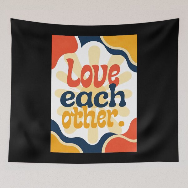 Item preview, Love Each Other – Inspirational Kindness & Unity Typography Design designed and sold by JeraiffsonCorner .