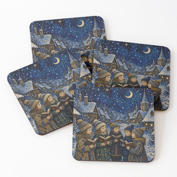 Item preview, Winter Young Christmas Carolers  designed and sold by TheDarkWardrobe.