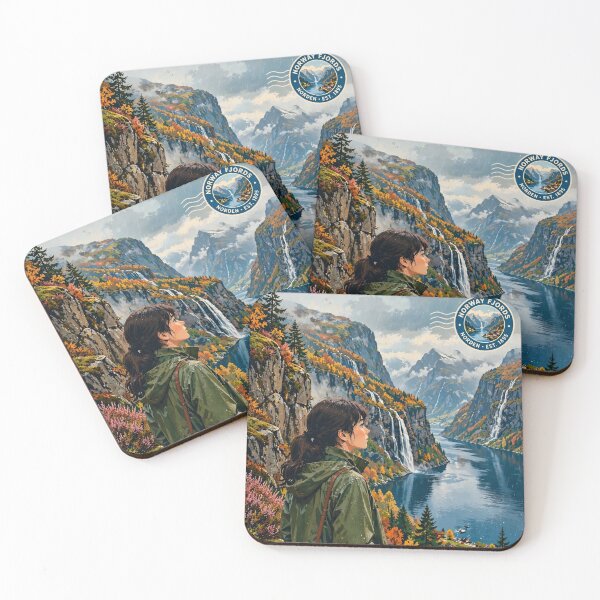 Item preview, NORWAY - FJORDS Wild - Pure Nature designed and sold by DibujandoPorfa.