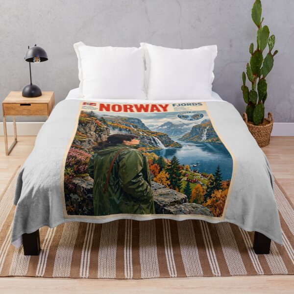 Item preview, NORWAY - FJORDS Wild - Pure Nature designed and sold by DibujandoPorfa.