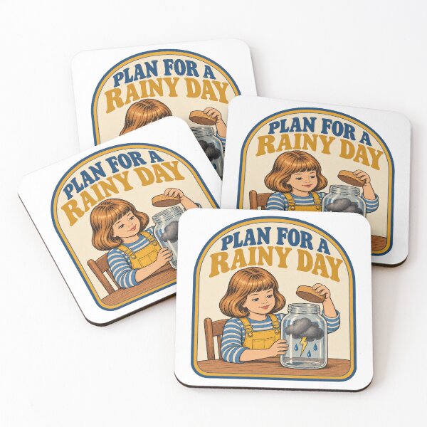 Item preview, PLAN FOR A RAINY DAY designed and sold by Pixdot.