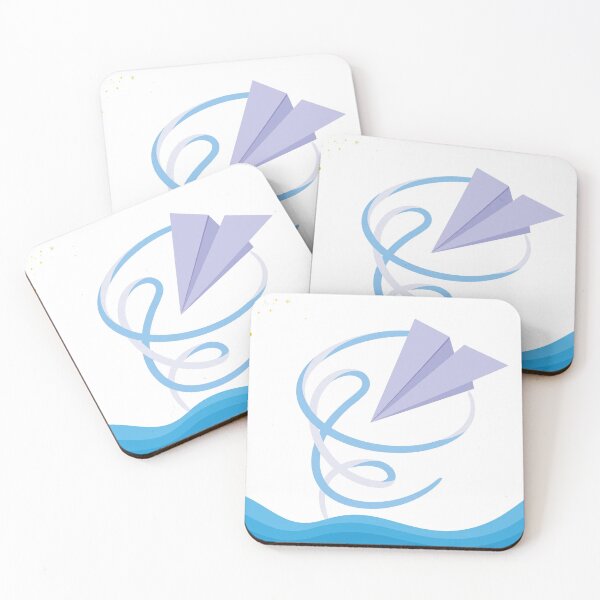 Item preview, Blue Gradient Paper Plane designed and sold by LuxAir.