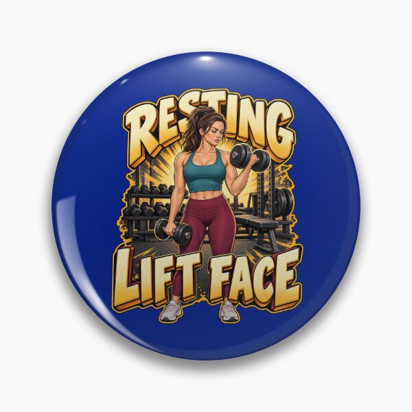 Item preview, Resting Lift Face – Funny Gym Humor designed and sold by GENX-AUTISM-DAD.