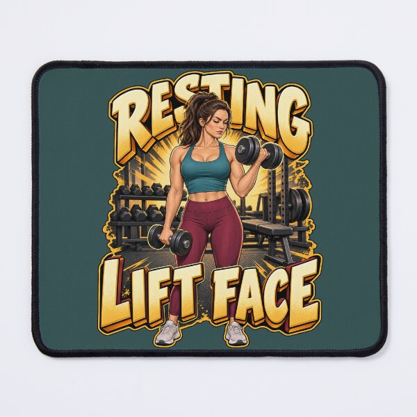 Item preview, Resting Lift Face – Funny Gym Humor designed and sold by GENX-AUTISM-DAD.