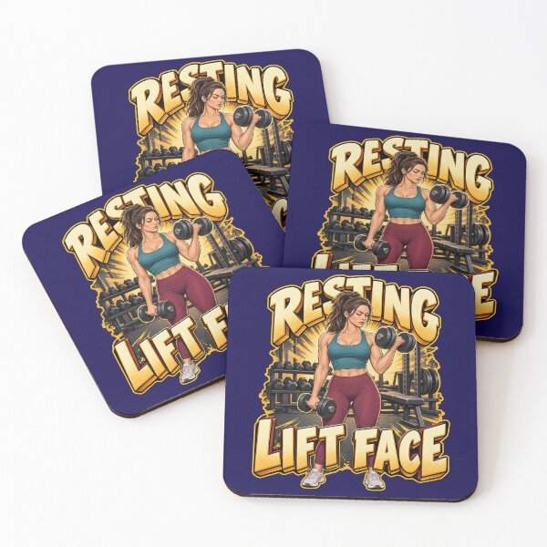 Item preview, Resting Lift Face – Funny Gym Humor designed and sold by GENX-AUTISM-DAD.