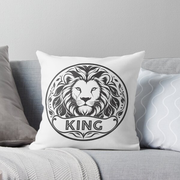 Item preview, Lion | King | Pet Lover Art Illustration | Lion King Graphic Design | Animal Lover Gift | Wild Life Artwork - Lion - King - animal -illustration - vintage - black and white designed and sold by 440CREATIVES.