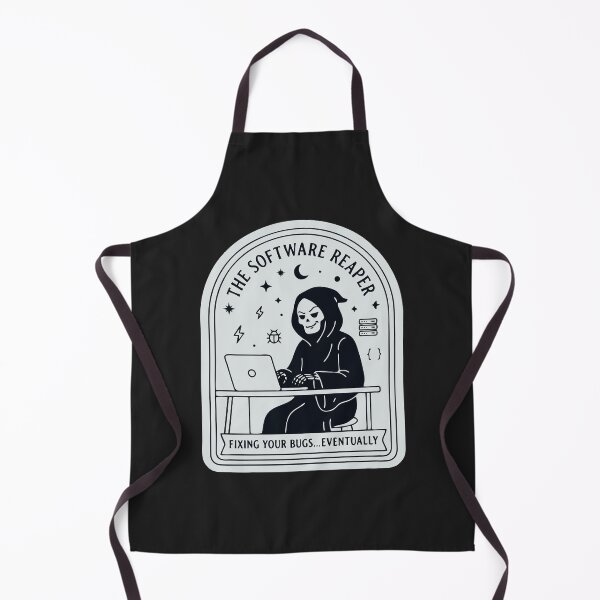 Item preview, "The Software Reaper" Funny Programmer Coding Bug Humor designed and sold by Cipher & Soul.
