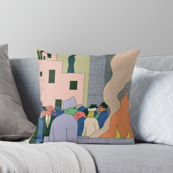 Item preview, Surreal City Crowd Retro Art Sticker designed and sold by Frenky Stickers.