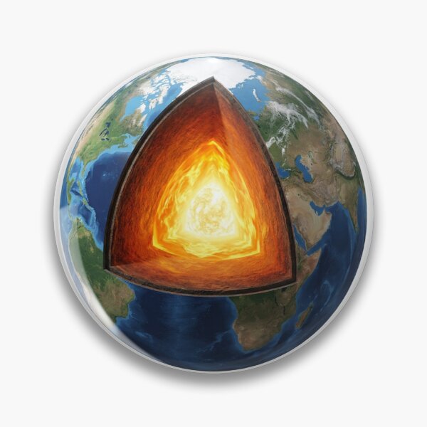Item preview, Earth Interior Layers Realistic Geological Cutaway designed and sold by Chaoscience.