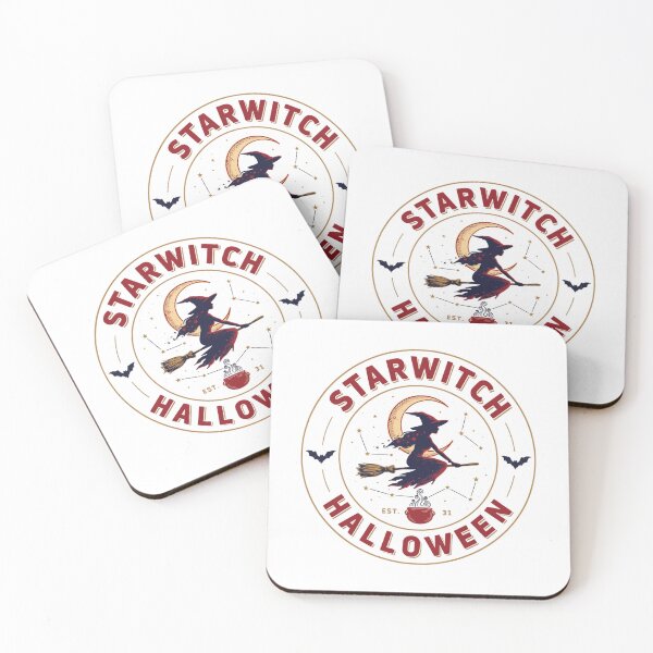 Item preview, Starwitch Halloween Design – Constellation Witch on Broomstick Graphic Tee v6 designed and sold by DarylWelsh2024.