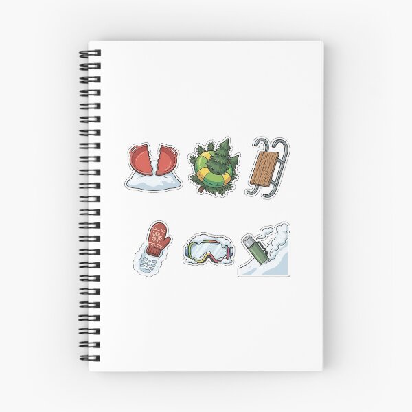 Item preview, Winter Sledding Hill Crash Disasters Sticker Pack - Toboggan Fails designed and sold by SimpleP.