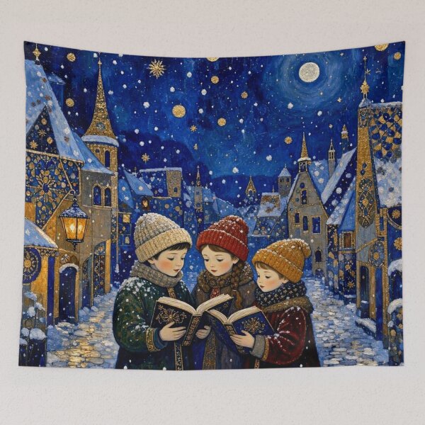 Item preview, Young Village Christmas Carolers  designed and sold by TheDarkWardrobe.