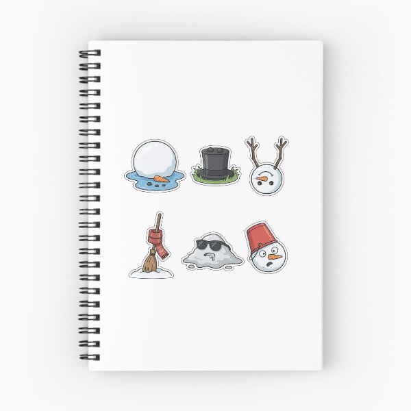 Item preview, DIY Snowman Building Fails Sticker Pack - Melting Snow Set designed and sold by SimpleP.