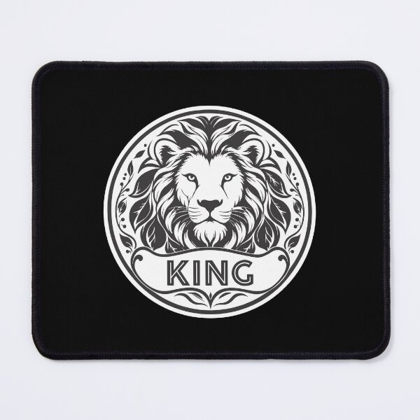 Item preview, Lion | King | Pet Lover Art Illustration | Lion King Graphic Design | Animal Lover Gift | Wild Life Artwork - Lion - King - animal -illustration - vintage - black and white designed and sold by 440CREATIVES.