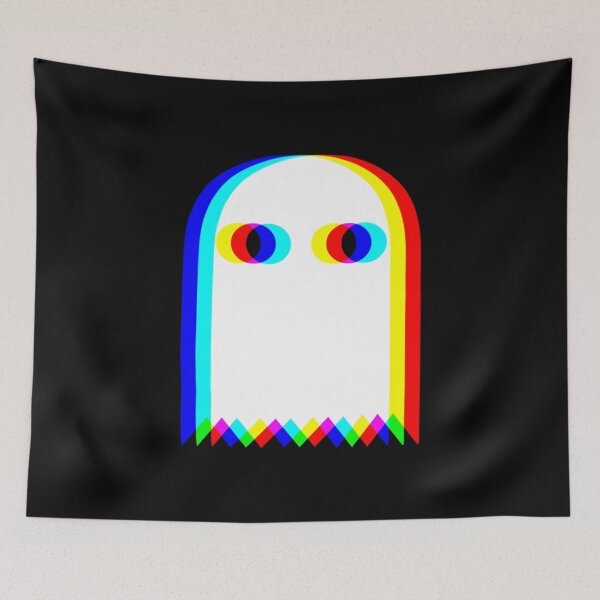 Item preview, RGB Split Ghost Halloween Glitch Ghost Pullover designed and sold by hoganpineda.