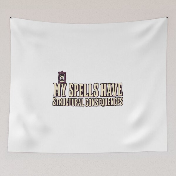 Item preview, Witch House Wordplay — My Spells Have Structural Consequences designed and sold by UrbanCanvvas.