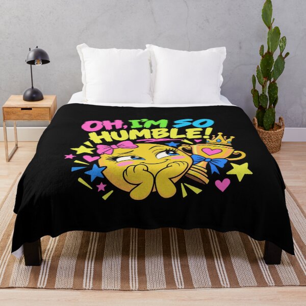 Item preview, Oh I'm So Humble – Funny Smiley Face designed and sold by Aimetoi.