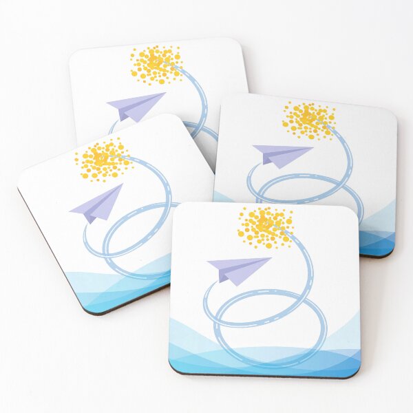 Item preview, Paper Plane Ascending Blue designed and sold by LuxAir.