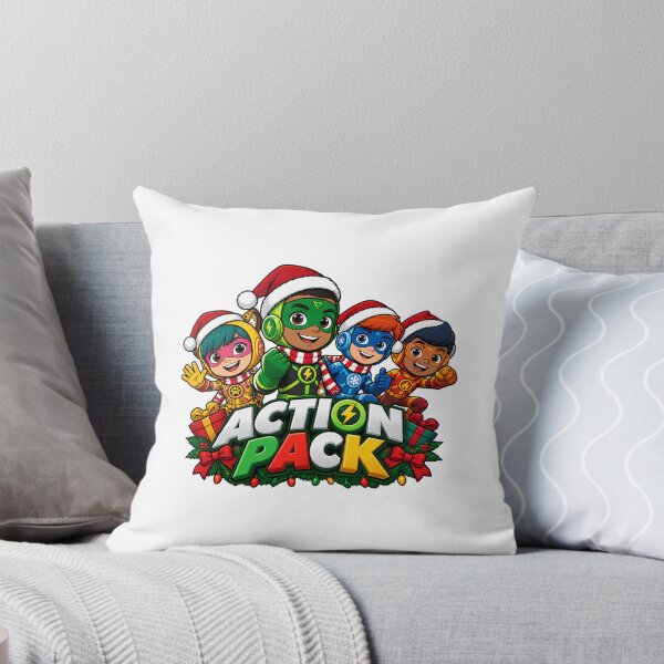 Item preview, Funny Action Pack Cartoon Characters Design Perfect Gift for Kids ⭐⭐⭐⭐⭐ designed and sold by Kosmicno.