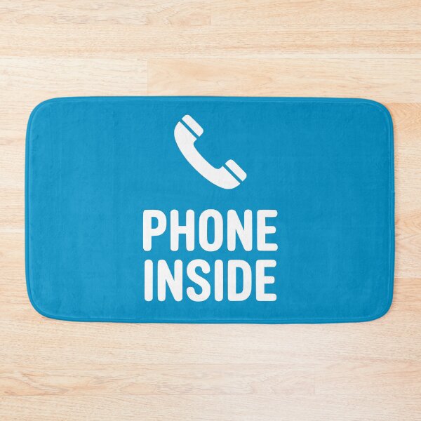 Item preview, Phone Inside - Funny Modern Minimalist Sign Design designed and sold by VoglR.