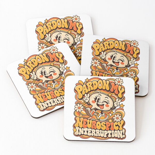 Item preview, Pardon My Neurospicy Interruption retro 70s designed and sold by Win Hardy.
