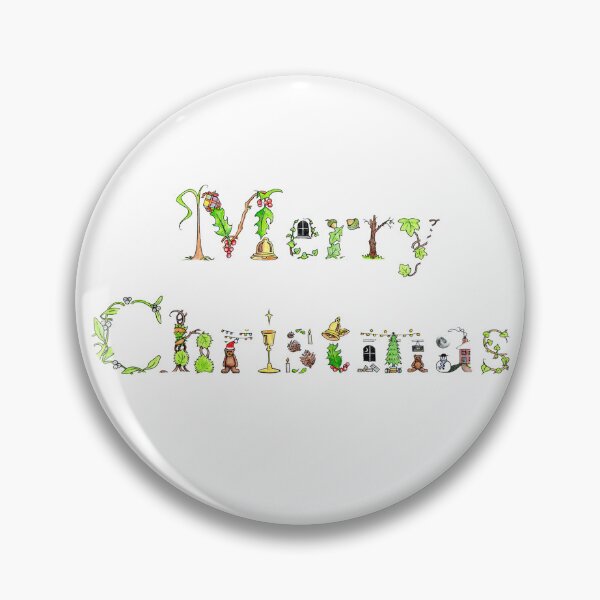 Item preview, Merry Christmas Illuminated Letters designed and sold by Dean Harkness Art.