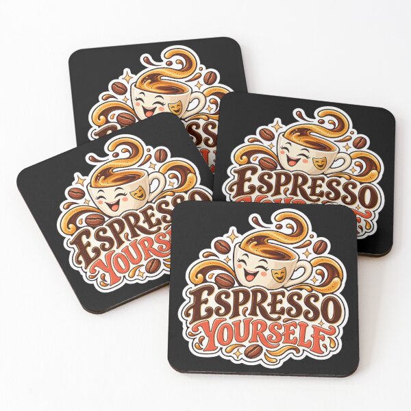 Item preview, Espresso Yourself Coffee Design designed and sold by DesignsDominus.