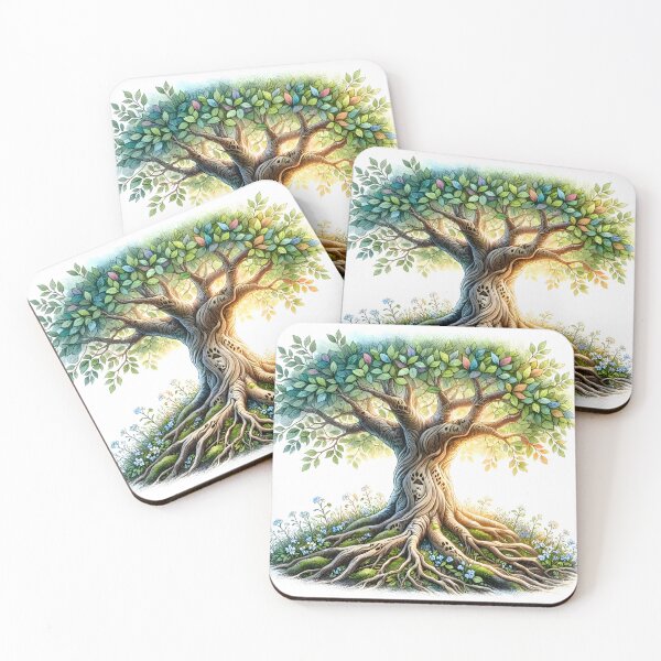 Item preview, Tree of Life Paw Prints designed and sold by Sybille-Yates.